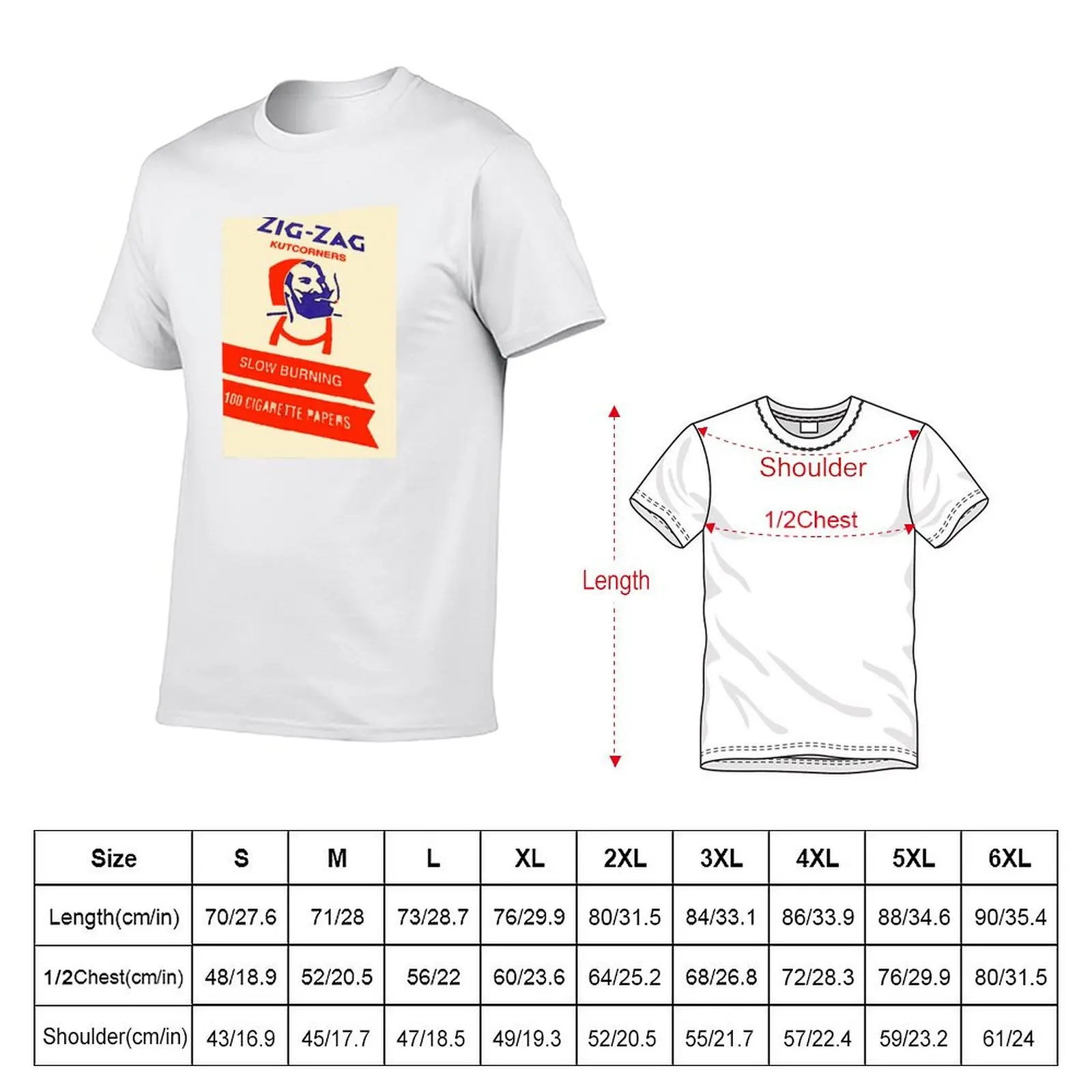 Zig Zag Tribute T-Shirt man t shirt cotton black cotton t-shirt plain for man package t shirts for man slim fit T-shirt
