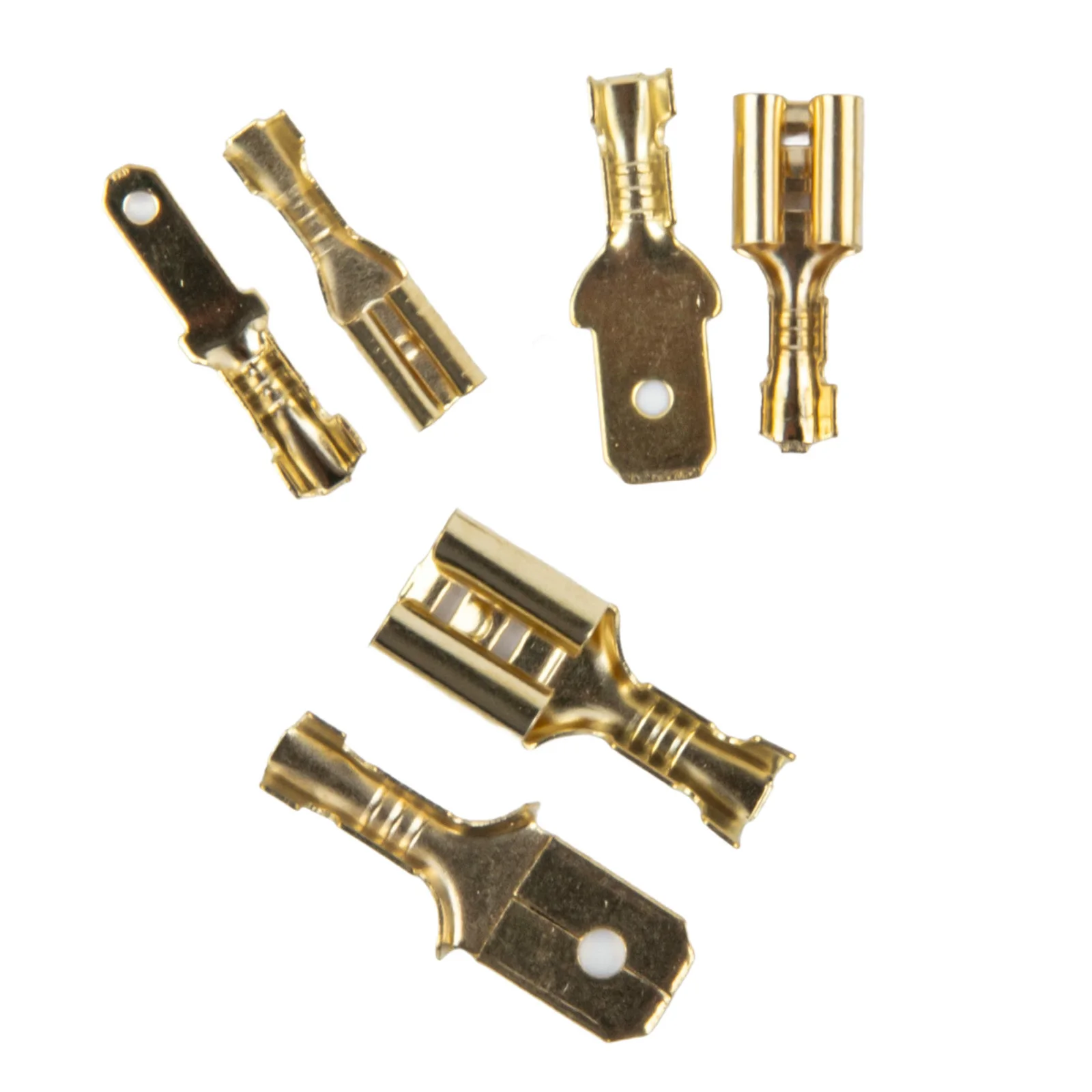 270 Pieces Connector Assortment Terminal Male Female Connectors Connector Kit Long-lasting Performance 4.8mm Wire Connectors