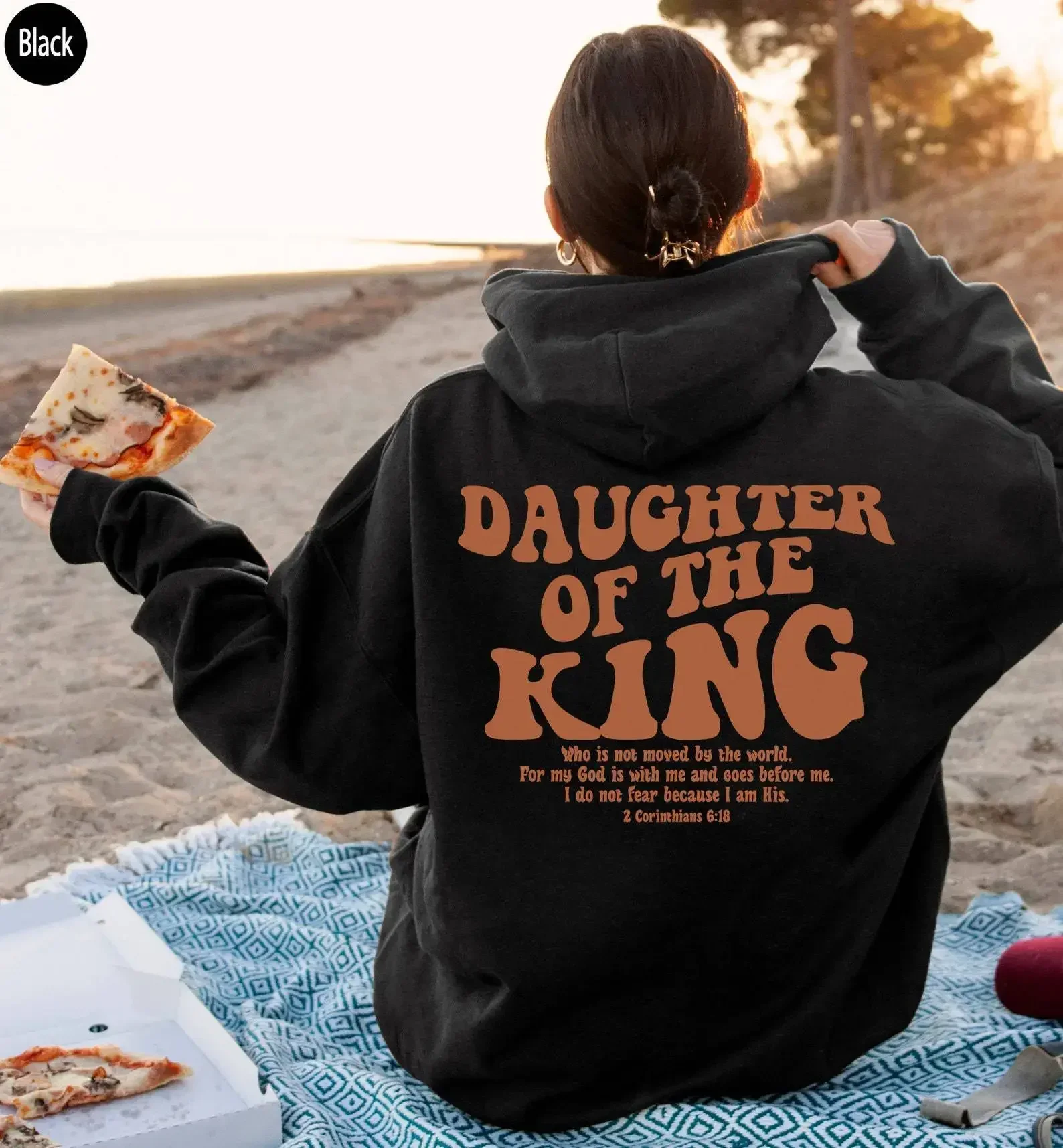 Daughter Of The King Hoodie, Aesthetic Christian Sweatshirt