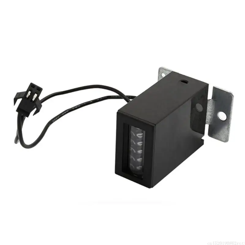 D5BB 0-999999 Count Meter Arcade Claw Machine Digital Counter 6 Digit Mechanical Coin Counter Easy Installation