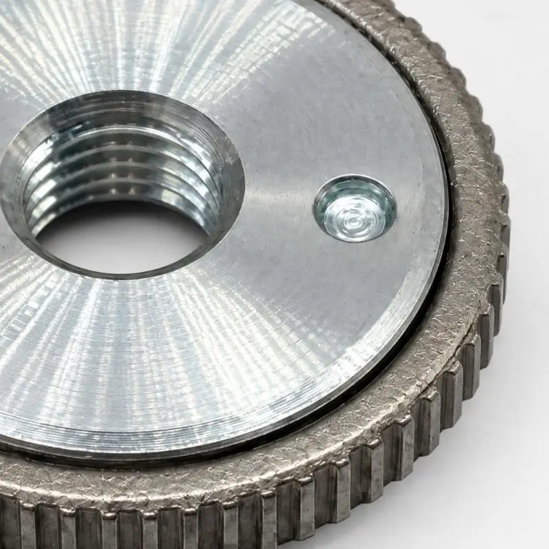 Grinder Locking Pressure Plate Fast Clamping Flange with Raised Outer Ribs For 115/125/150 Cutting Grinding Disc Changes D2RD