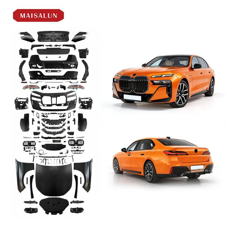G11 G12 PRE 2015-2020 G70 2025+ MT Style Body Kit PP Material Upgrade Bumper Headlight Parts