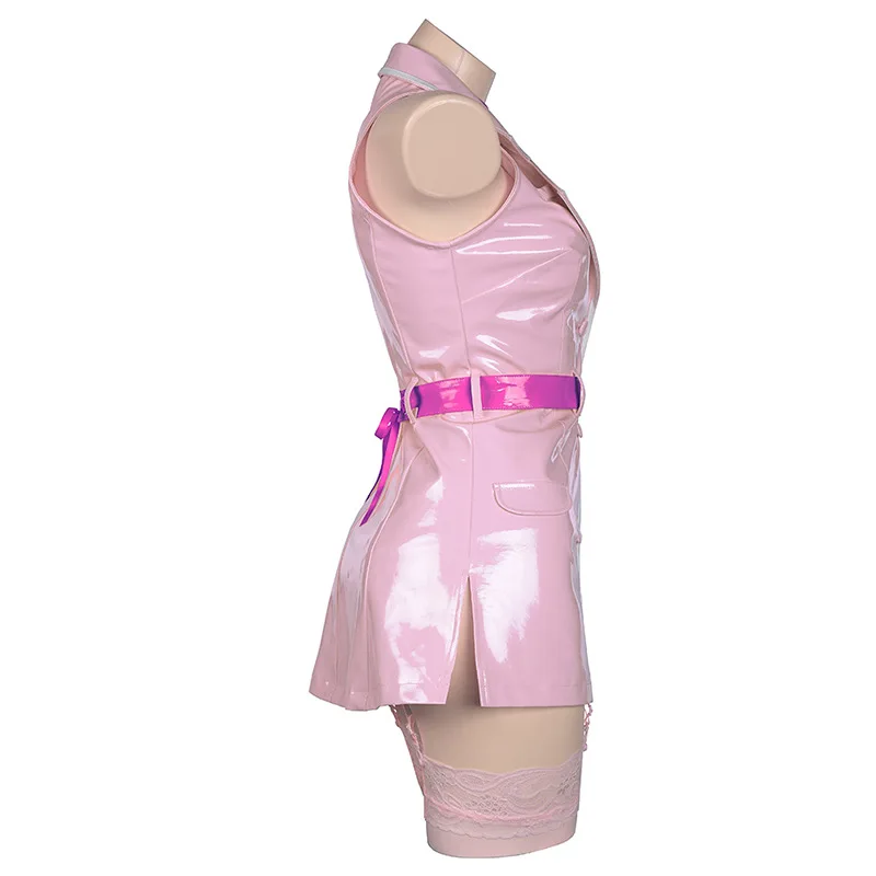 

Anime Date A Live Princess Cosplay Costume Sexy Nurse Dress Headwear Pink Suit Party Halloween Role Play Woman Yatogami Toka