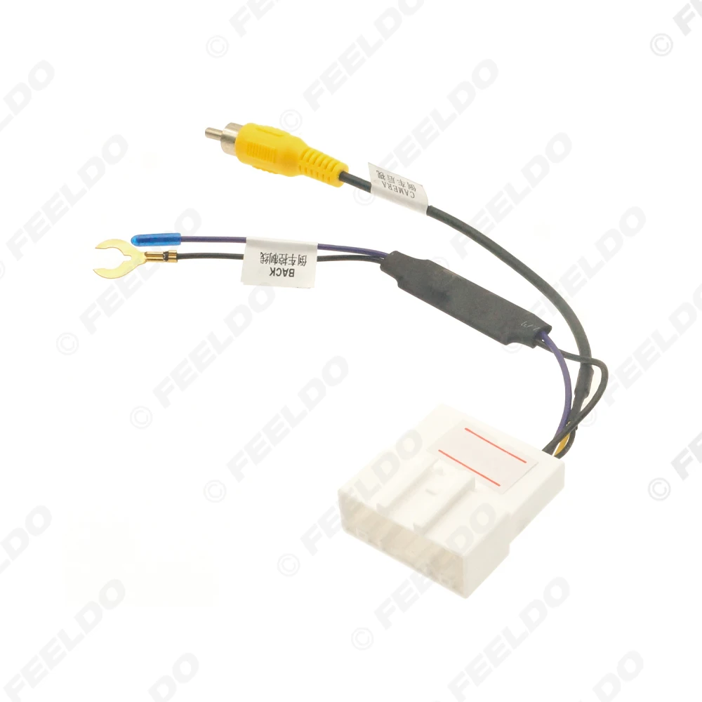 FEELDO Auto 24-pin Reverse Camera Output Video Adapter Wiring Cable For Toyota Original Factory Car Camera Video Output #HQ7520 image 4