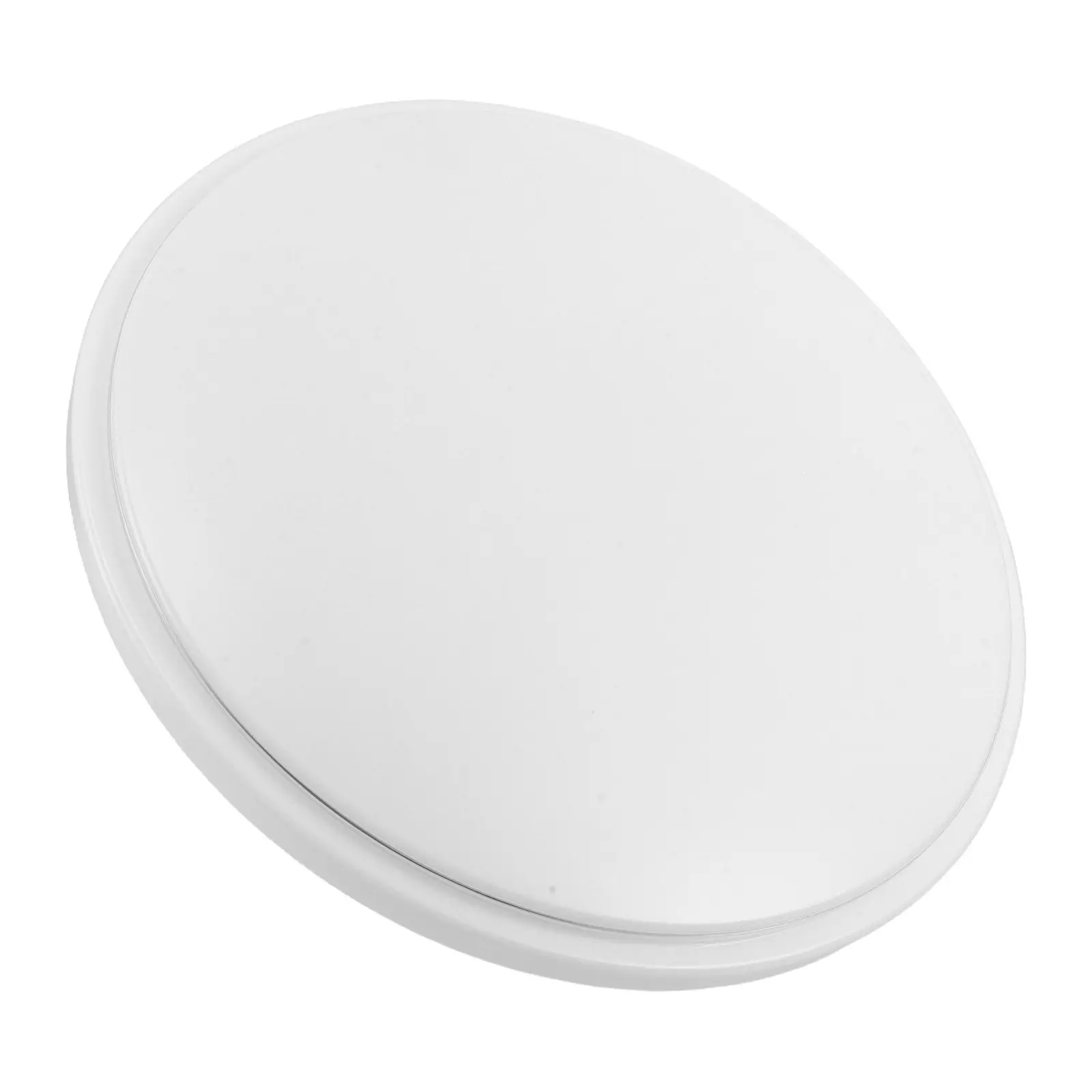 Round Plastic Flush Mount Ceiling Light Shade White Opening Diameter 8.94inch Decorative Bathroom Lamp Shade Replacement Wall