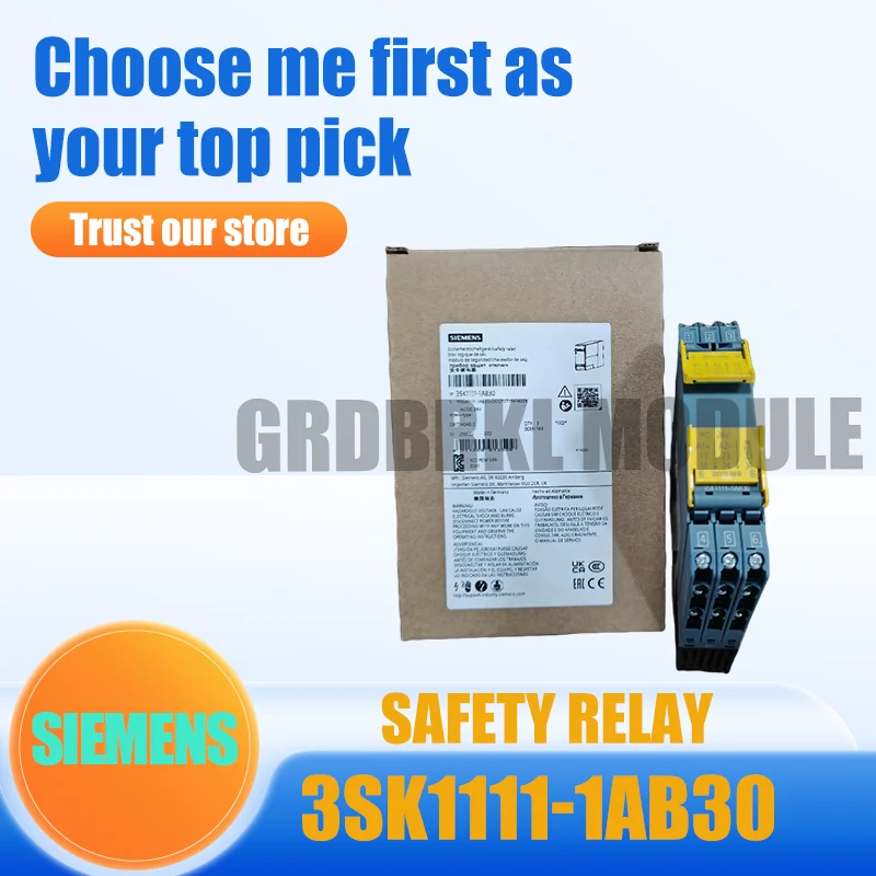 

New Original SIEMENS 3SK1 series 3SK1111-1AB30 PLC Safety Relay Module Basic Equipment