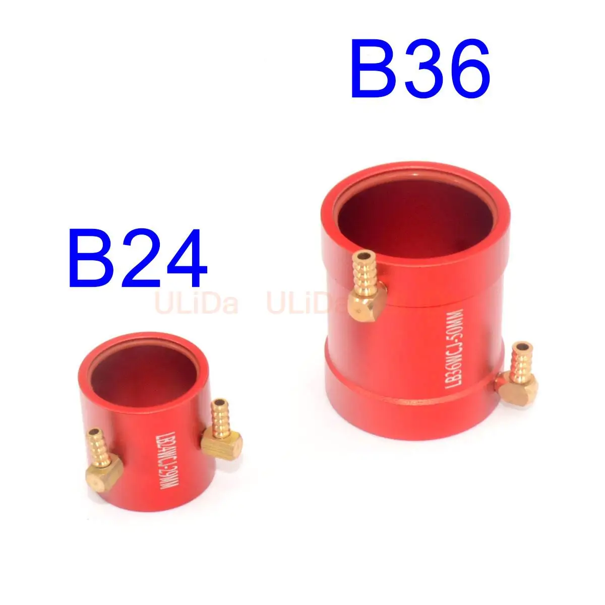 1pc 36mm 24mm Water Cooling Jacket Cover for  3660 3670 3680 2435 2440 2445 RC Boat Brushless Motor