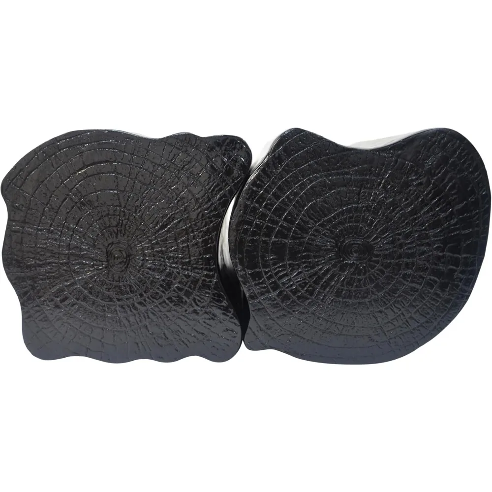 KevinPlus Dual-Purpose Nested Side Tables for Living Spaces, Suitable for Indoor and Outdoor Use, Crafted from Mango Wood, Natur