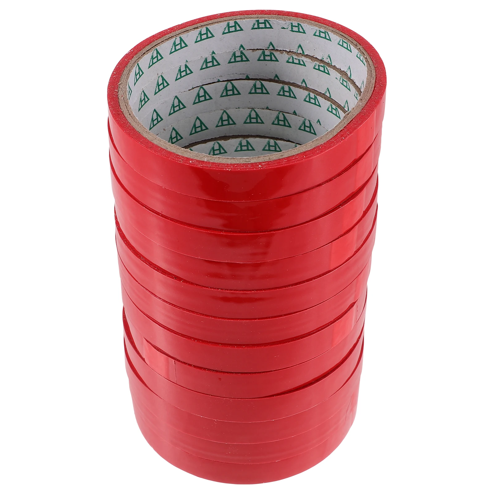 

12pcs 1 2cm Sealing Tape Packing Tying Bag Supermarket Machine Colored BOPP Strong Adhesion Vegetable Safe Daily Use Packaging