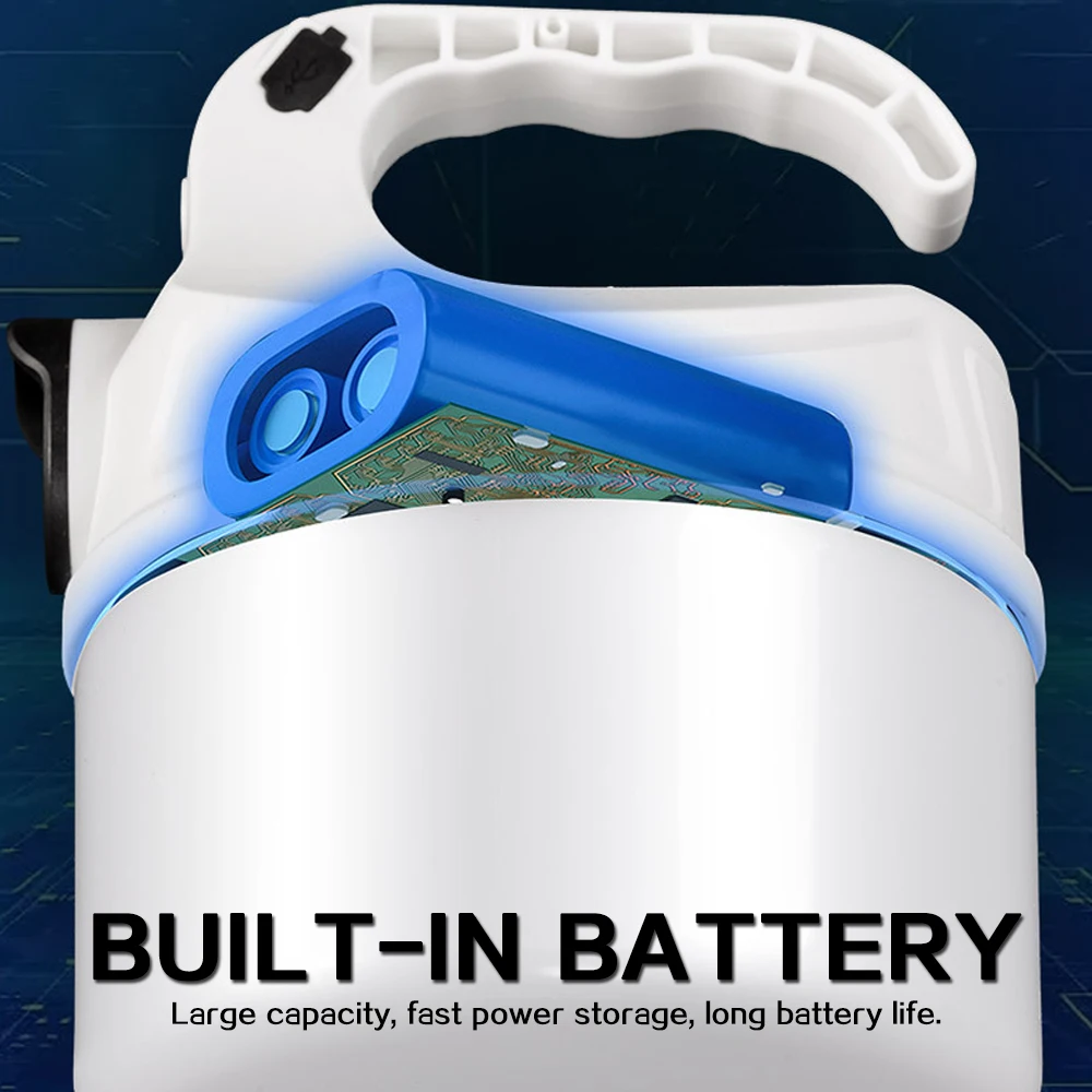 Portable LED Bulb Lights 4 Modes Night Market Stall Lights Camping Lights Built-in Battery Lantern Rechargeable Emergency Lamp