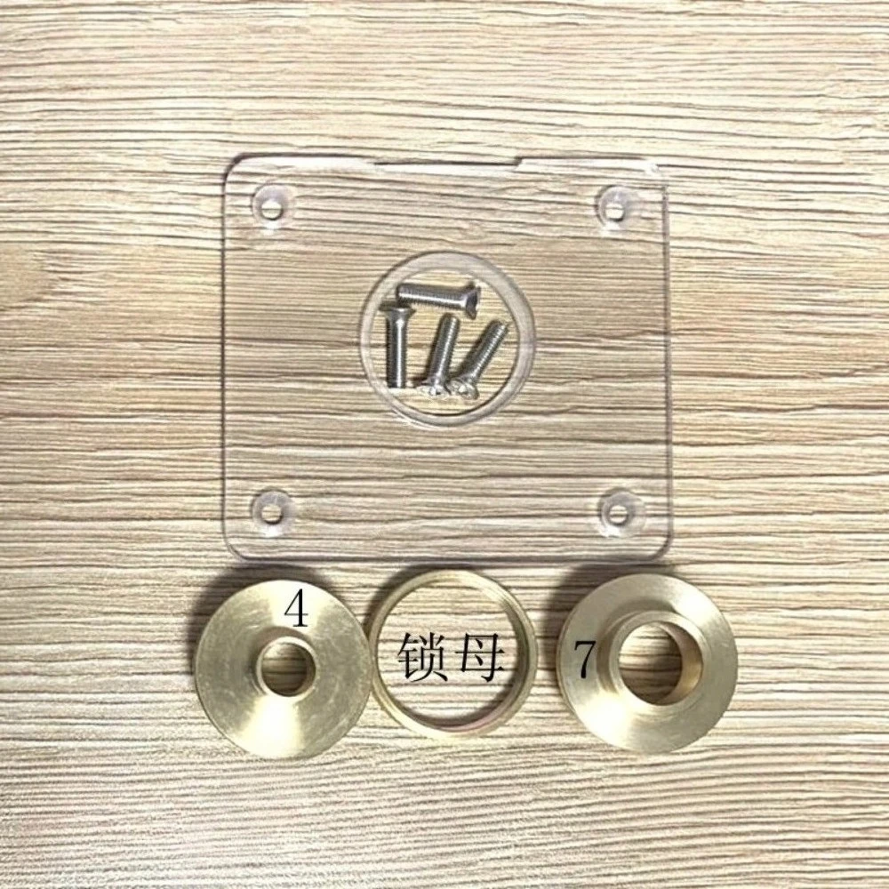 Trimmer Accessory Base Plate Copper Sample Gauge Guide Plate with Spiral Slot for 3709