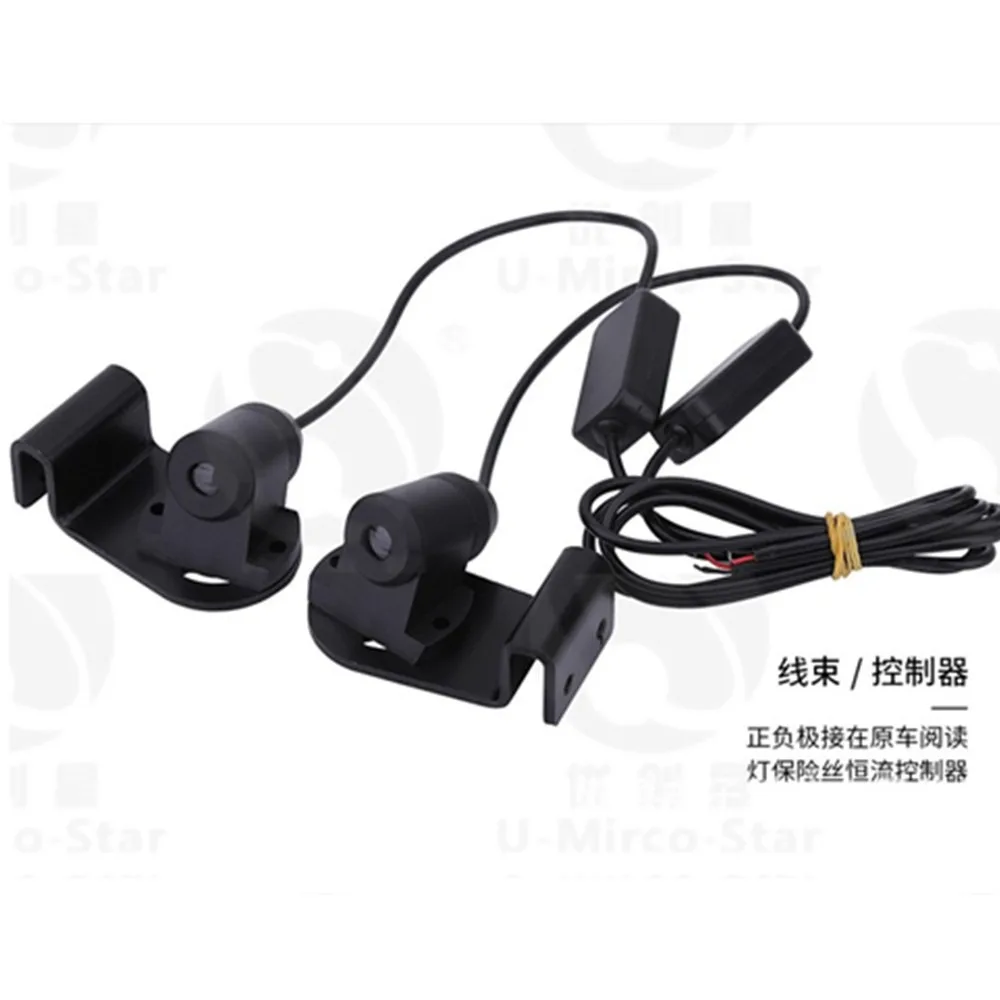 Car carpet lights, welcome, projection, carpet , LED decorative lights, and nighttime running