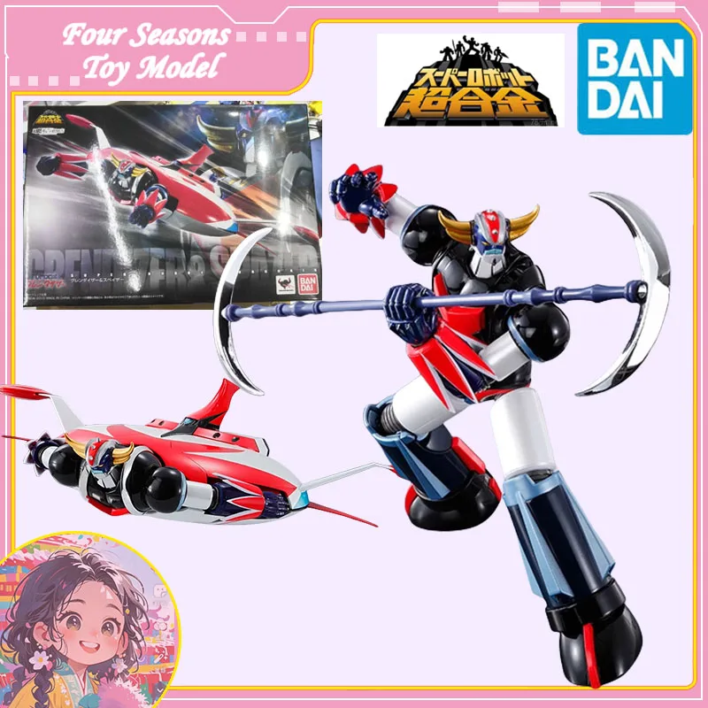 

Быстрая доставка Bandai Anime SR SUPER ROBOT CHOGOKIN GRENDIZER & SPAZER UFO SET Оригинальная модель игрушки Фигурка Коллекционная детская