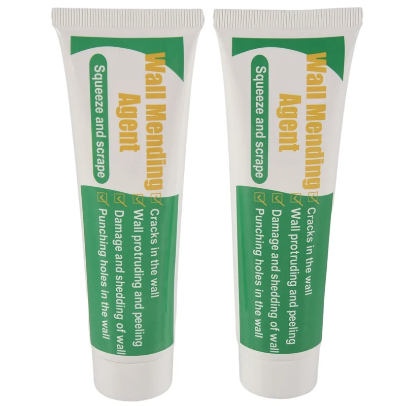 Zestaw naprawczy do płyt gipsowo-kartonowych AY03-2, zestaw do naprawy płyt gipsowo-kartonowych ze skrobakiem do naprawy powierzchni ścian i końcówkami, klejona szpachlówka do naprawy płyt gipsowo-kartonowych