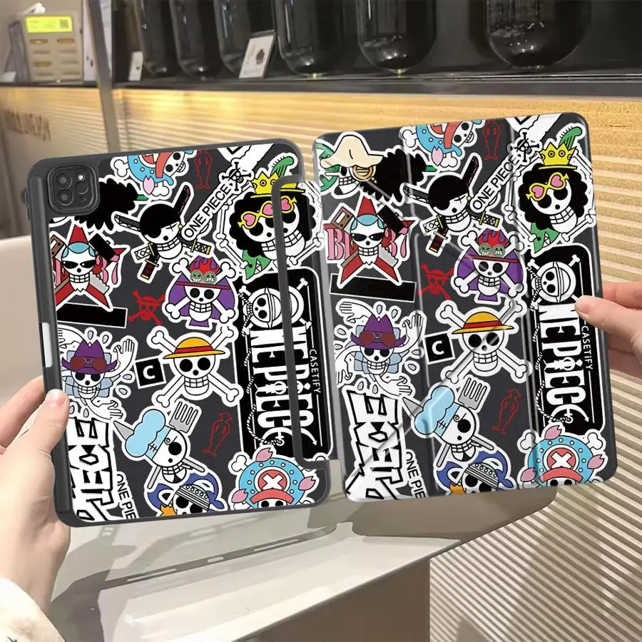 

Чехол для планшета iPad Mini 6 7 Pro 2025 Air 4 5 M3 M2 1 2 M4 11 дюймов Pro 11th 10th 9th 8th 7th 12.9 дюймов с держателем, цельный, в одном экземпляре