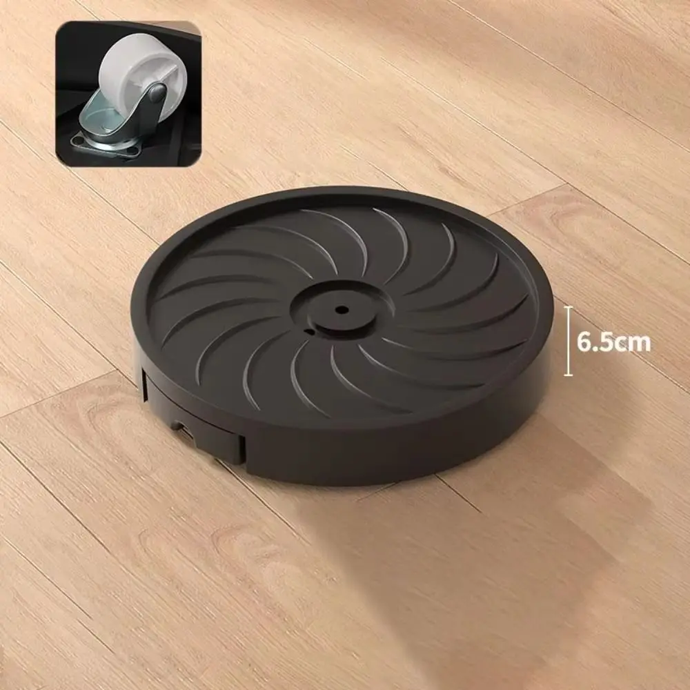 Round Plant Roller Base High Load Bearing Silent Rolling Flower Pot Tray Stable Invisible Casters Portable Plant Stand