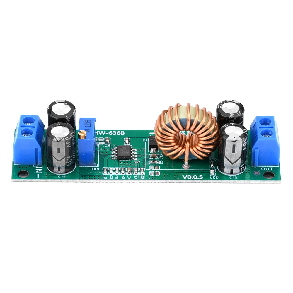 DC-DC 6.5V-48V à 1.25V-30V 5A Module de convertisseur abaisseur réglable régulateur de tension de puissance rectification synchrone