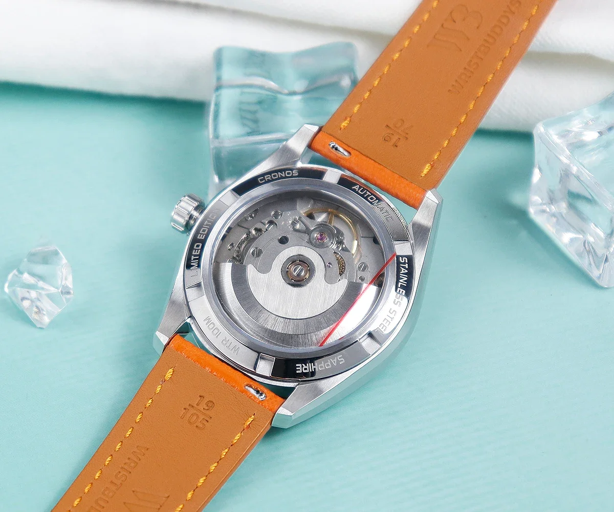 

Cronos новые роскошные деловые часы с текстурой 36 мм PT5000 9015 автоматические механические с сапфировым стеклом 10 бар для мужчин и женщин L6048M L6049