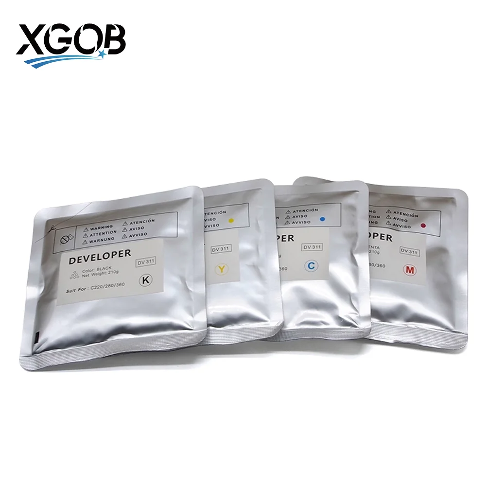 

1 сумка/210 г DV311 порошок разработчика для Konica Minolta Bizhub C220 C280 C360 C7722 C7728 Высококачественный совместимый железный держатель