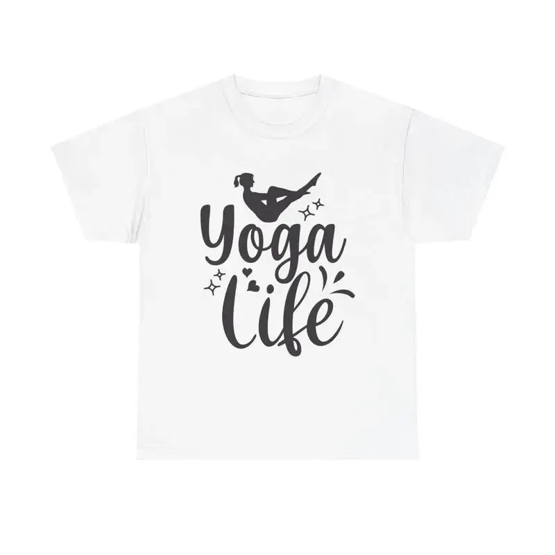 Yoga Life T Shirt fitness workout gym zen meditation healthy lifestyle