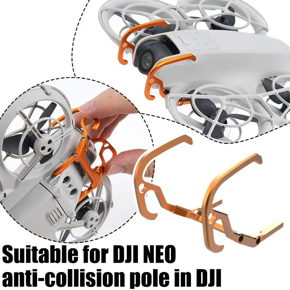 Untuk DJI NEO Bumper Aluminium Aloi Bumper Gimbal Ringan Rilis Cepat Pelindung Lensa Anti-tabrakan Aksesori Pelindung Batang