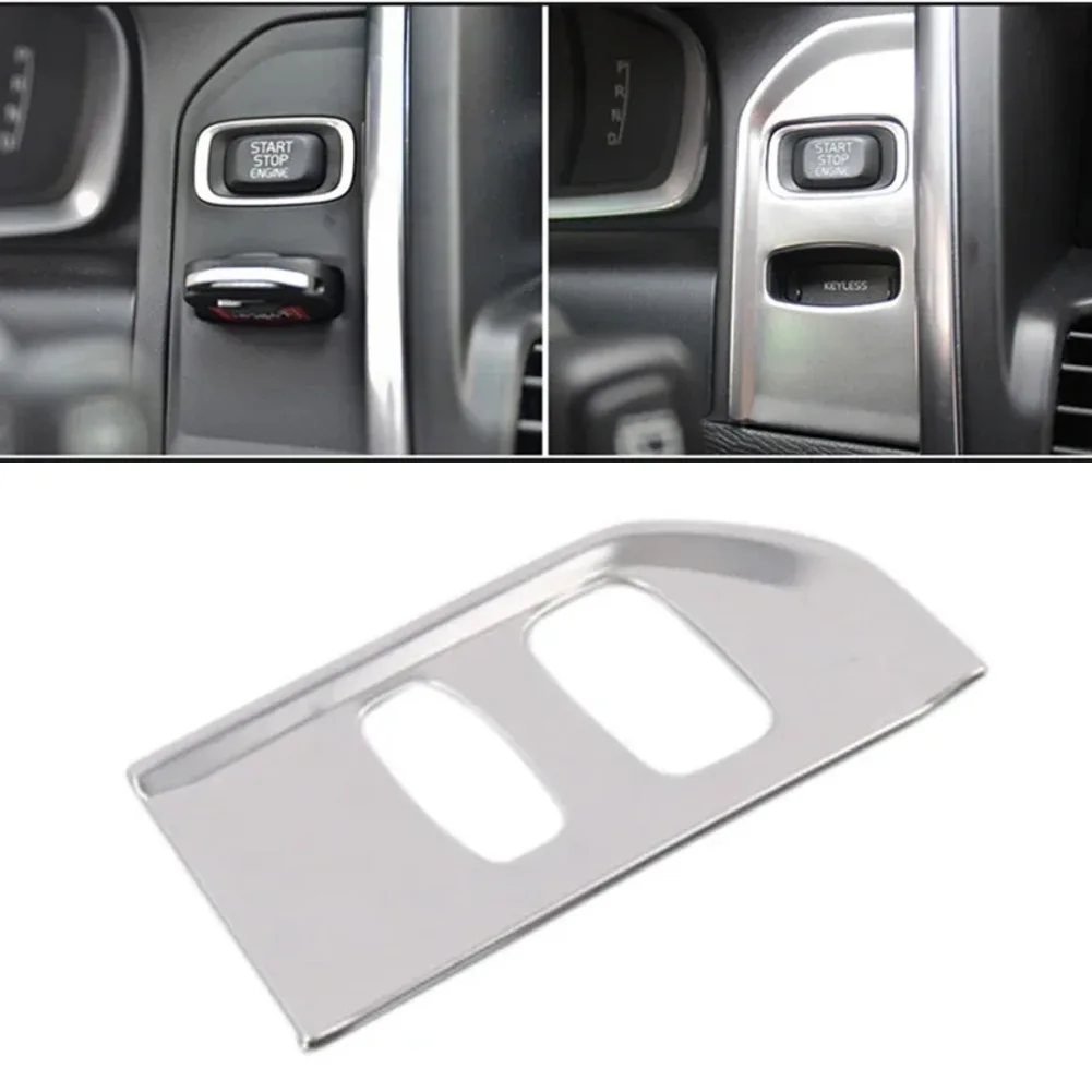 Door Lock Trim XC60 Keyhole Cover Easy Installation Tool-free Installation Resists Rust Resists Fading Two Style Options