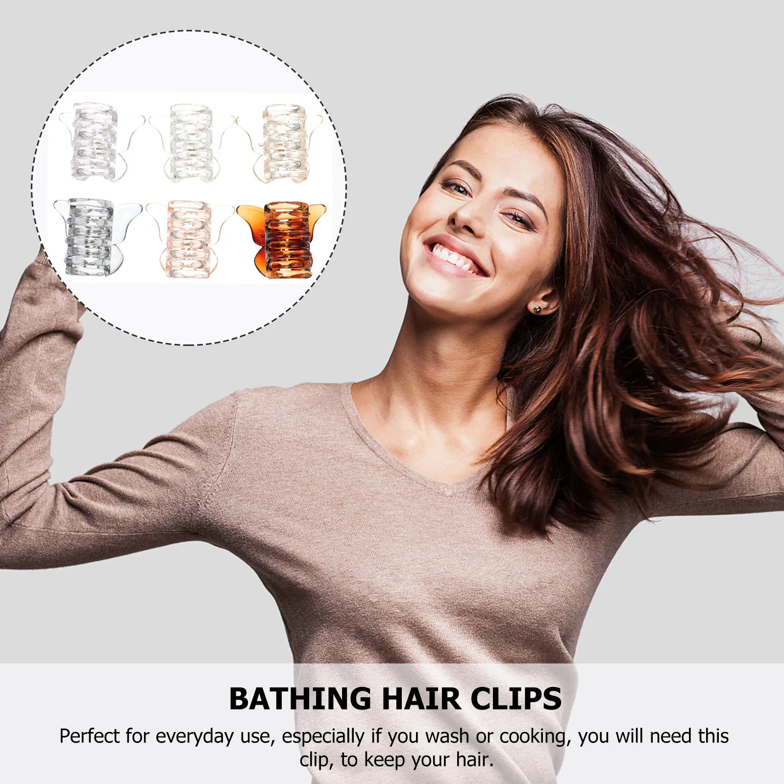 

12Pcs Stylish Hair Claw Clips Butterflies Jaw Clamps Comfortable Hair Clamps for Women Daily Casual Hairstyles Work Use