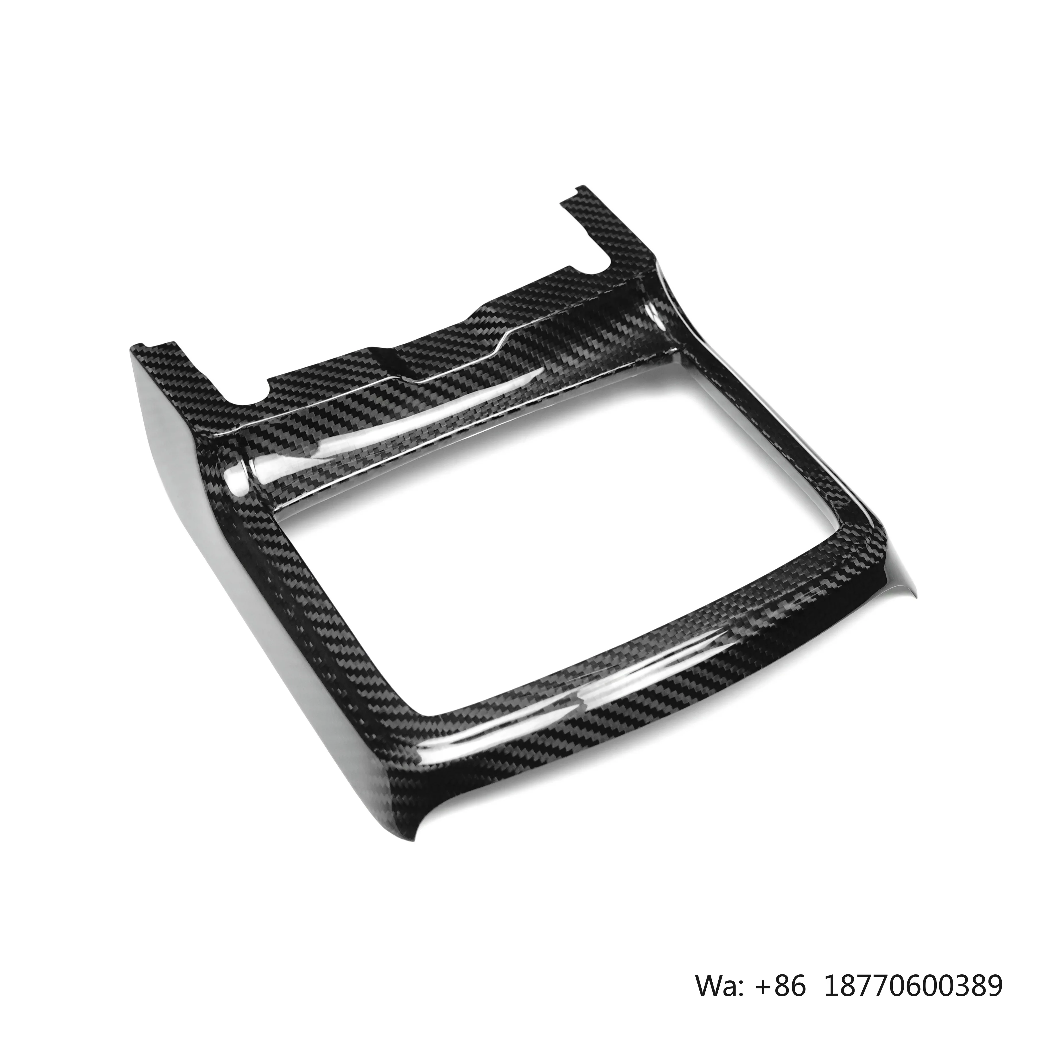 

Carbon Fiber Car Interior Accessories Central Control Cup Holder Frame for Dodge Charger 2015-2023 Trims Accessories