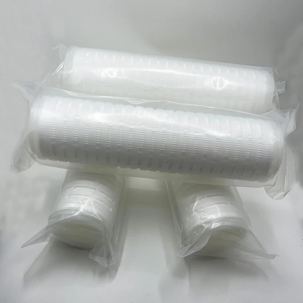 Water Jet Cutting Machine 10inch 0.45um 1um Precision Filter Core 10Micron 254mm Water Foldable Filter Element Cartridge Screen