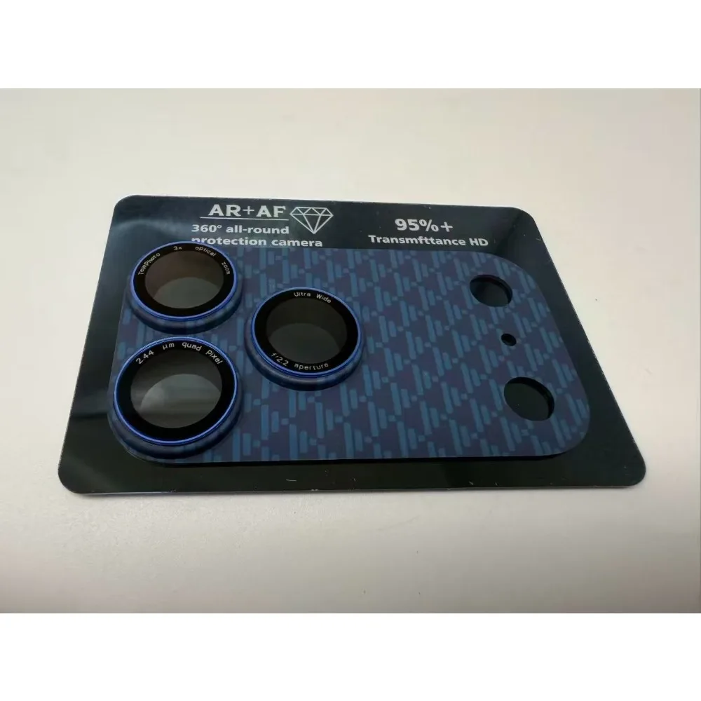 Alta qualidade de fibra de carbono kevlar hd lente filme de vidro temperado para iphone 17 pro max 17pro 17air anti-poeira câmera capa protetora
