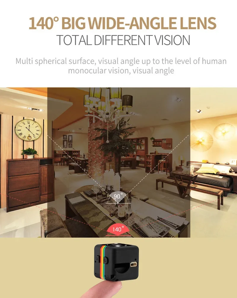 4K Mini HD Camera1080p Portable Small Nanny Cam Video Voice Mini DV Recorder Indoor Covert Security Camera For Office Home 2026 image 2