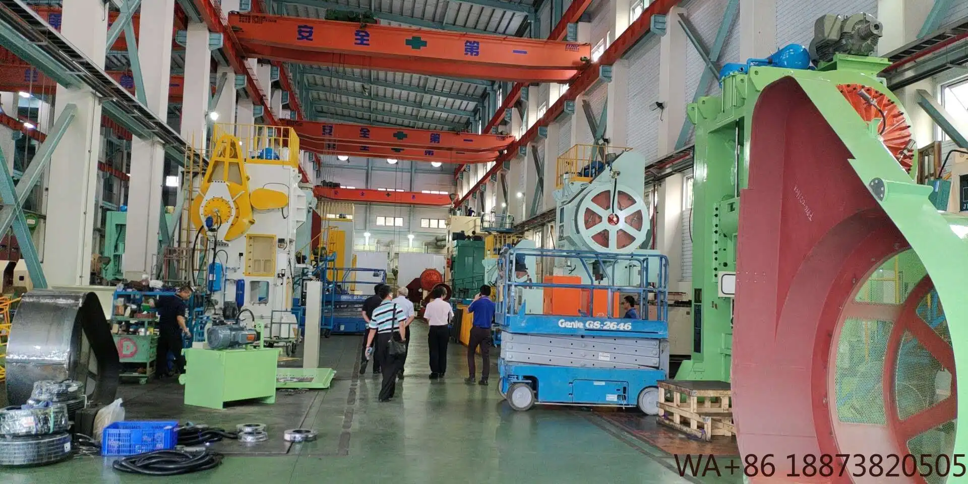 Máquina de prensado 2500 toneladas Forja caliente de largo alcance