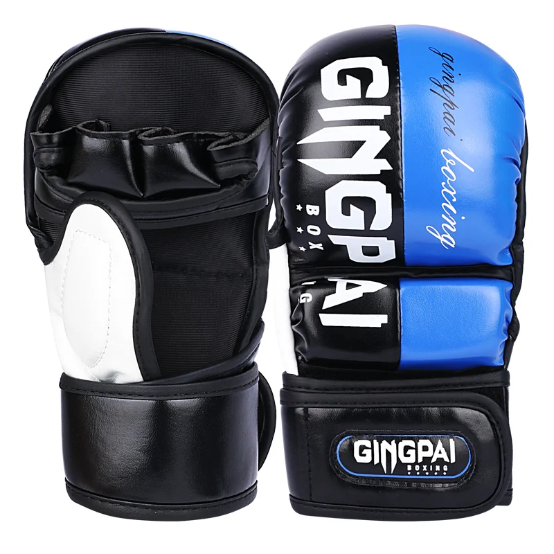 Professional MMA Half-Finger Fighting Boxing Gloves Thickened Sanda Free Fighting Mixed Martial Arts Training Gloves