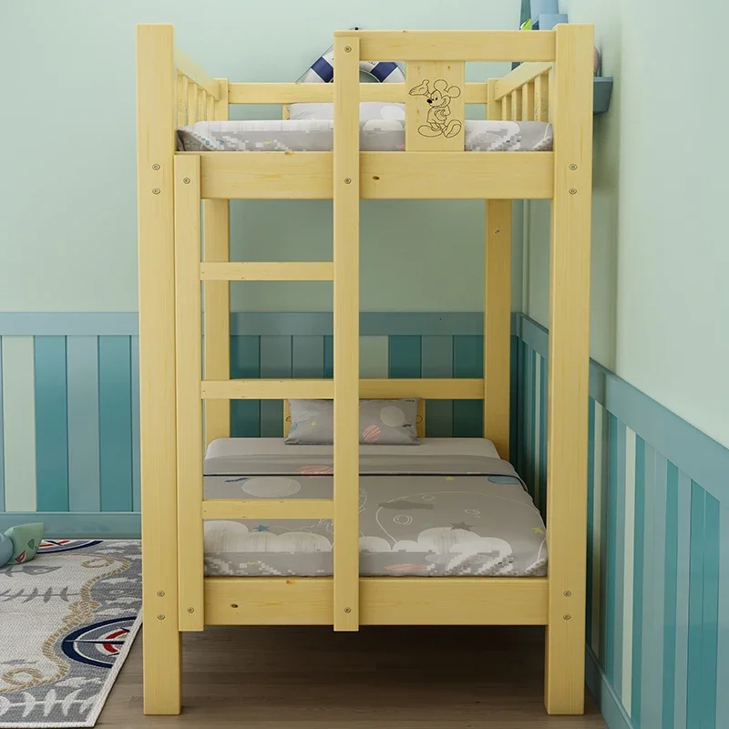 Kindergarten children's upper and lower beds, daycare class, elementary school students, nap beds, double layered solid wood upp