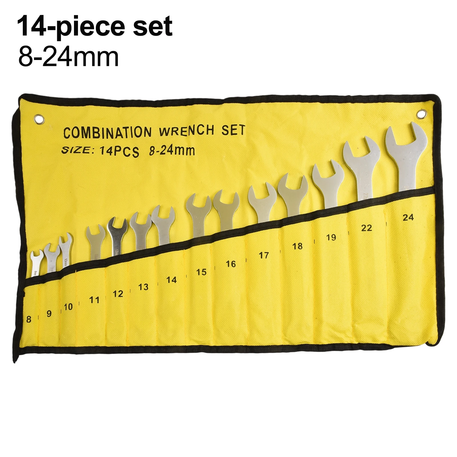 Garage Repair Metric Spanner For Home Repair Complete Tool Set Metal Material Multiple Sizes For Garage Repair