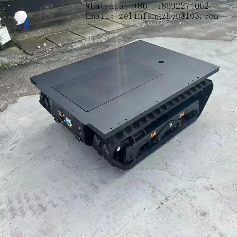 Mini Tracked Rubber Chassis Optional Hydraulic Drive Remote Control Customization Undercarriage Robot Heavy Duty Pro
