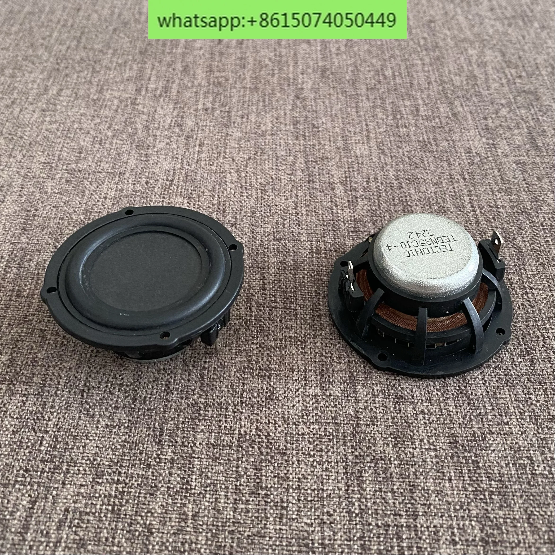 

10 шт. круглый 2-дюймовый полнодиапазонный динамик, плоский сотовый динамик, неодимовый магнитный кожаный край, маленькая стальная пушка из лихорадки