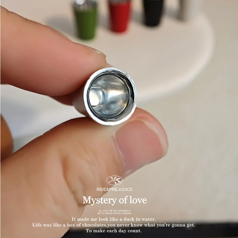 1:12 Miniatuur Koffiekopje Speelgoed Creatieve Koffieshop Scène Simulatie Veelkleurige Koffiekopje Model Poppenhuis Accessoires Speelgoed