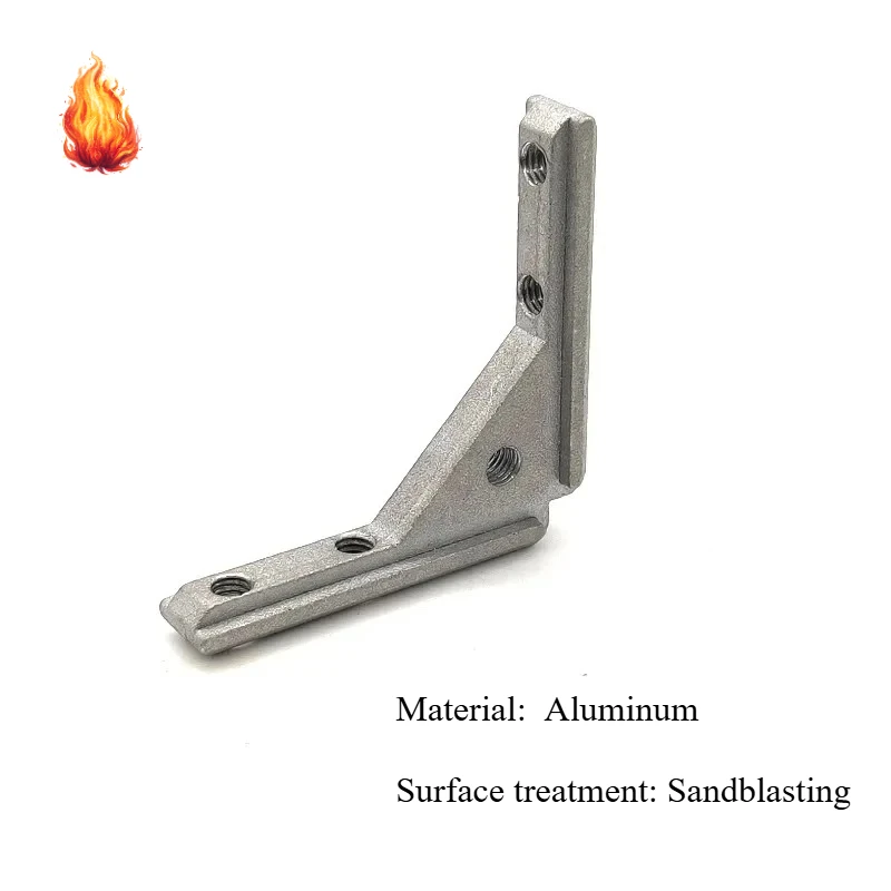 8PCS Panel Angle Slot 30/40 Aluminum Profile Door Frame Plate Fastener Built-in Angle Piece Groove Connector Panel Angle Bracket