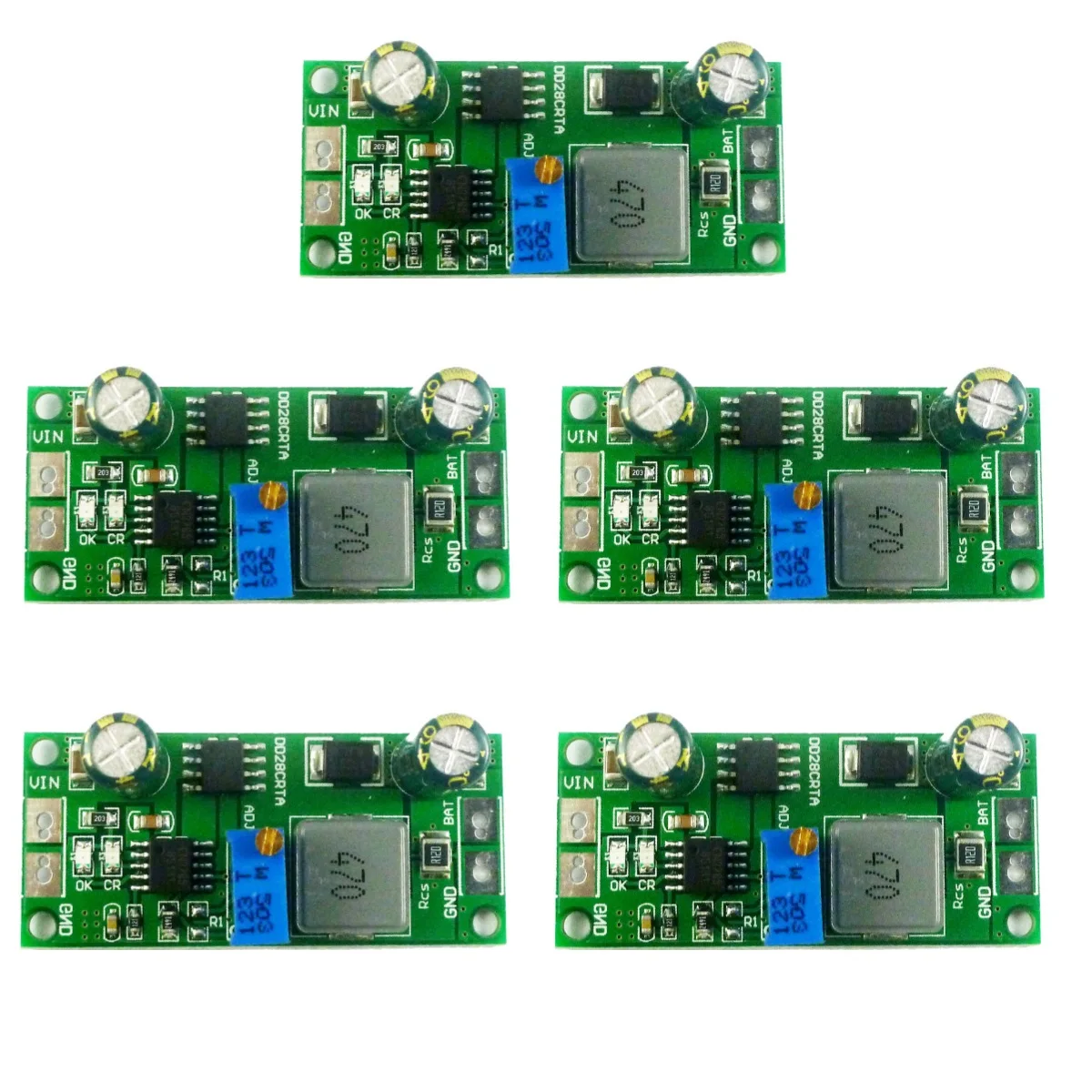 5PCS 1A 3.7V 3.8V 7.4V 11.1V 14.8V 18.5V Lithium ion LiFePO4 Lithium Titanate Batterie Charger Charging Module