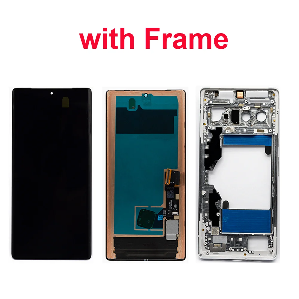 Super OLED LCD For Google Pixel 6 Pro LCD Display Touch Screen Digitizer Assembly For Google Pixel 6Pro GLUOG G8VOU LCD 6.71\