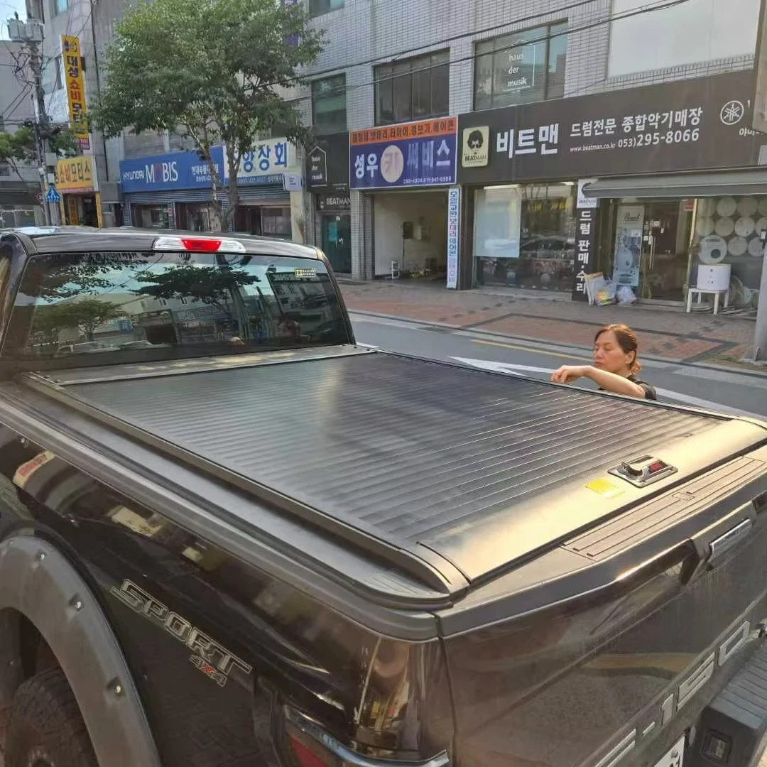 Best Manual Roll up Aluminum Tonneau Cover for Ford Ranger Single Cab Retractable Hard Roller Shutter Lid Waterproof