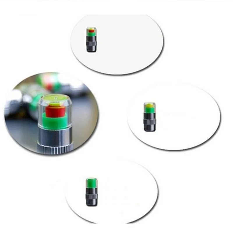 4Pcs/set Automobile wireless tire pressure cap valve nozzle tire pressure gauge monitor external tire cap vacuum pressure