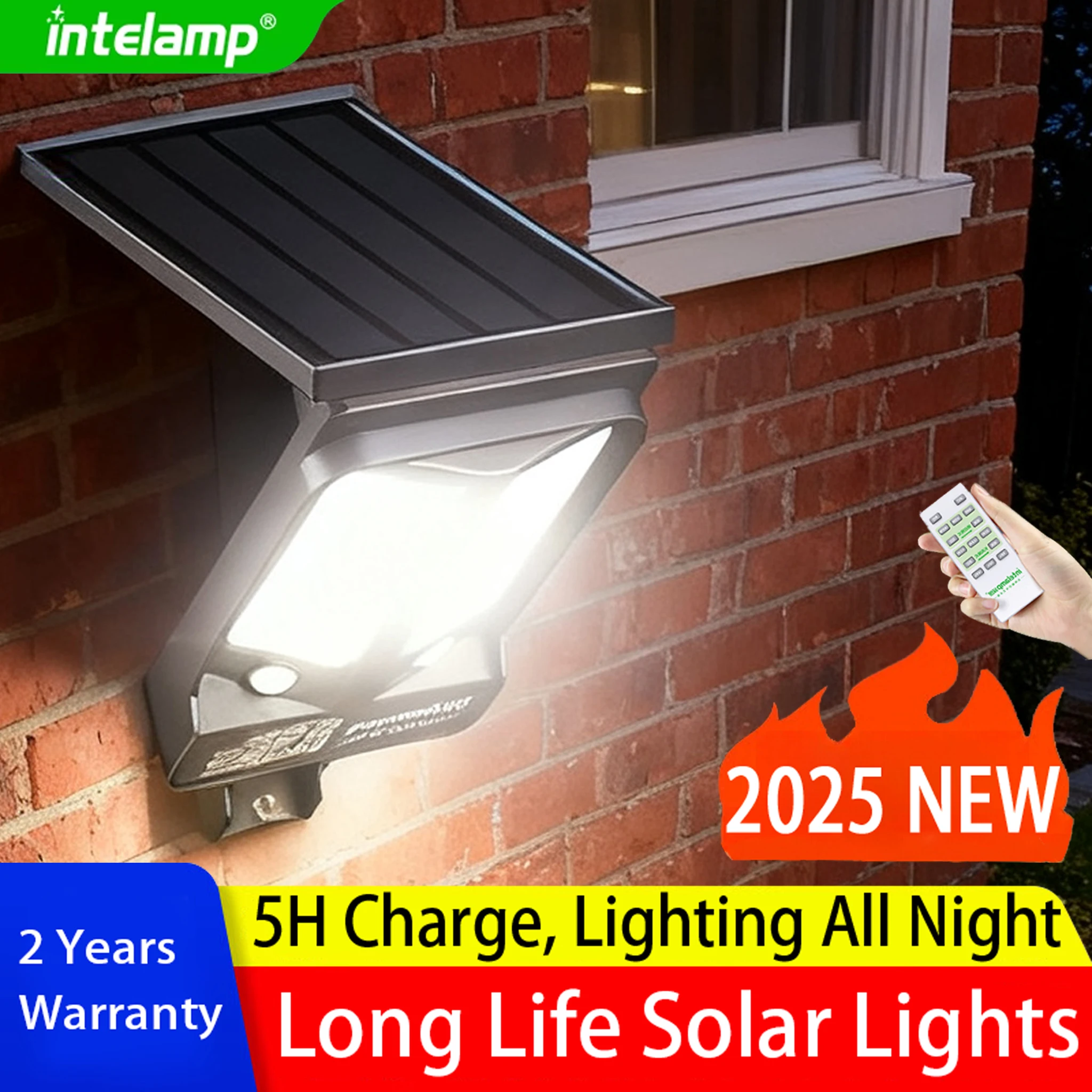 

1200LM High Power Solar Light for Outdoor Bright Solar Lamp Sunlight Motion Sensor Light Waterproof Garden Street Wall Yard Lamp