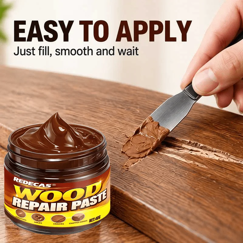 Multi-Color Wood Scratch Repair Paste, Quick Drying Fast Cure Emergency Wood Fix, Long Lasting One Fill Strong Protection Easy