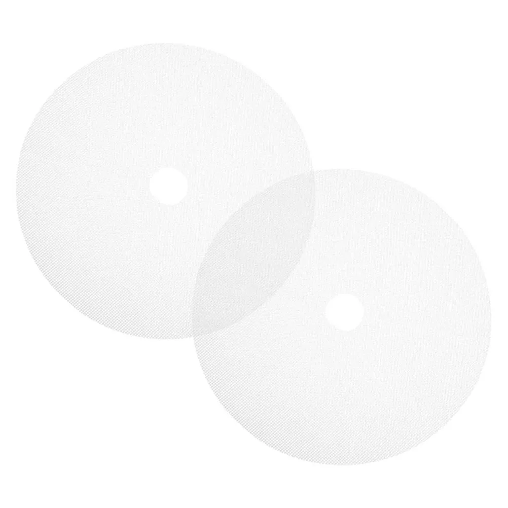 

2Pcs Round Silicone Dehydrator Sheets Non-Stick Reusable Food Dryer Mats for Drying Fruits Jerky Dehydrator