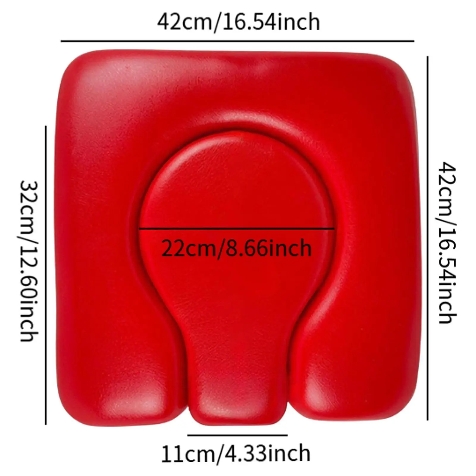 Bedside Commode Seat Cushion Easy Clean Universal Commode Chair Hole Cover for Elderly Soft Sponge Padded Raised Toilet Seat
