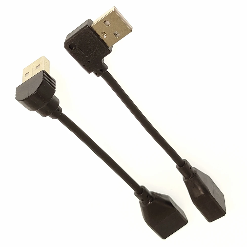 USB 2.0 تمديد كابل البيانات من الذكور إلى الإناث كابل موسع 0.1 متر 0.25 متر 0.5 متر 1 متر لشحن الهاتف الكمبيوتر USB 2.0 تمديد