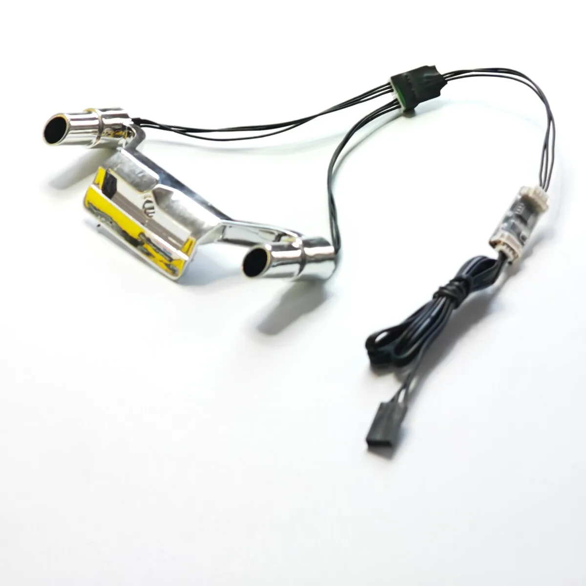 Simulation RC Car Remote Control Tailpipe Light Model, Flashback Light, Throttle Linkage, Non Mercury Switch, Off Time Ignition