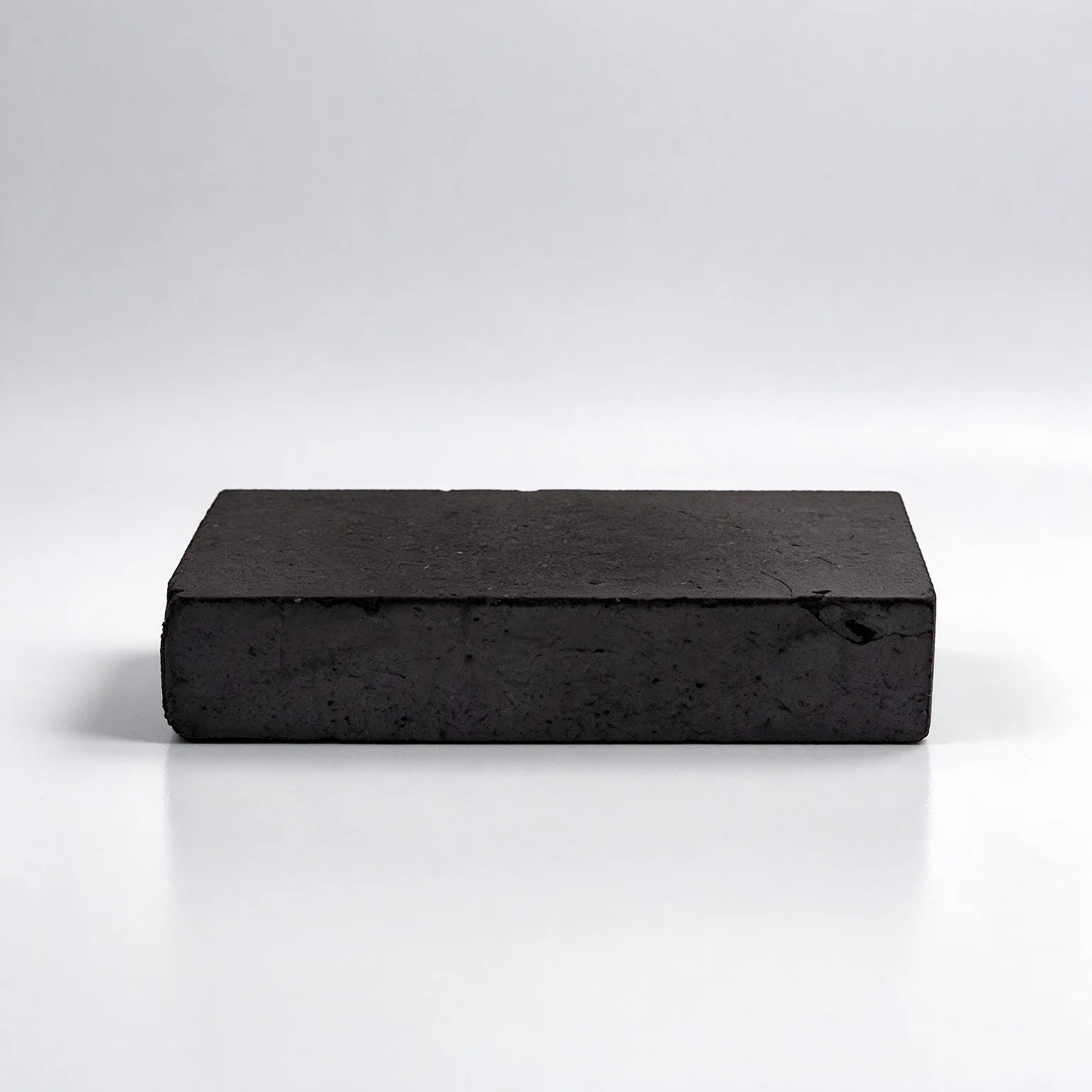 European Medium Compressed Charcoal Block, 140x70x30mm, 1100°C Heat Resistant for Jewelry Soldering Work